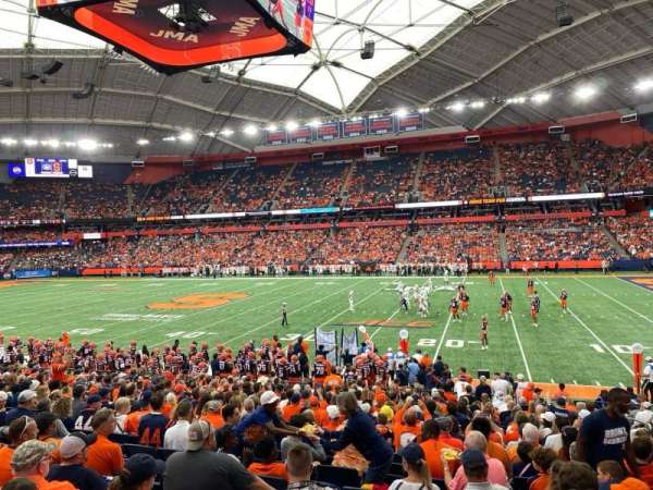 JMA Wireless Dome, section: 129, row: S, seat: 3