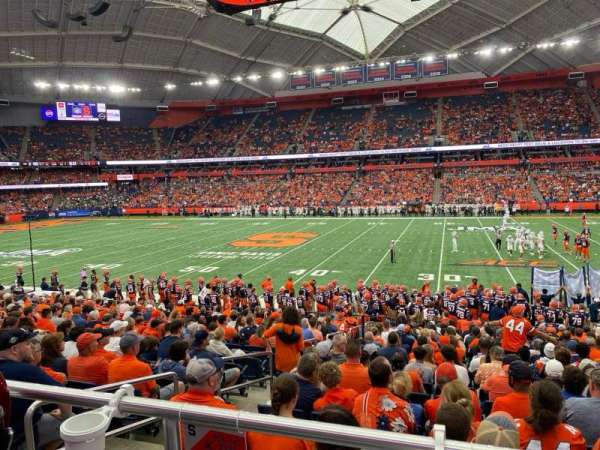JMA Wireless Dome, section: 130, row: S, seat: 17