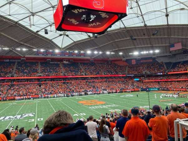 JMA Wireless Dome, section: 102, row: S, seat: 3
