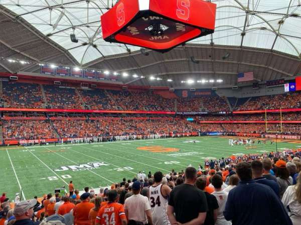 JMA Wireless Dome, section: 103, row: S, seat: 1