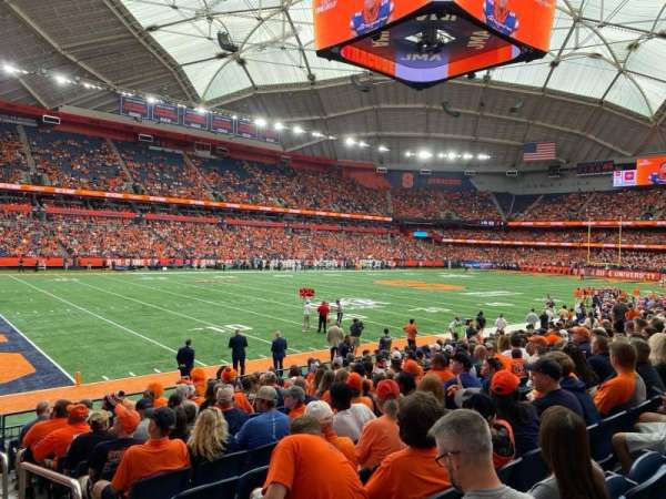 JMA Wireless Dome, section: 104, row: N, seat: 1