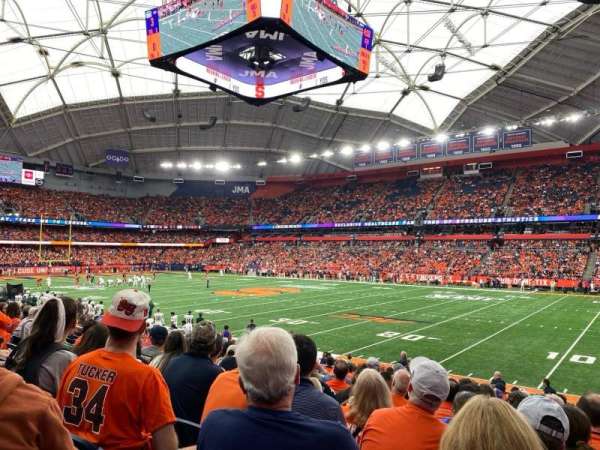 JMA Wireless Dome, section: 113, row: Q, seat: 17