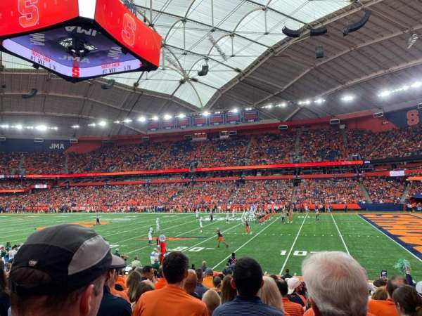 JMA Wireless Dome, section: 113, row: Q, seat: 19
