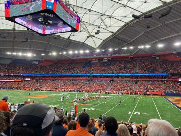JMA Wireless Dome, section: 113, row: Q, seat: 19