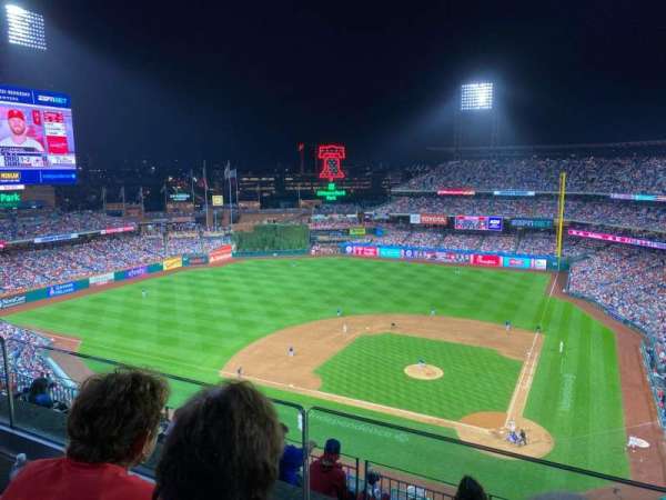 Citizens Bank Park, section: 424, row: 2, seat: 2