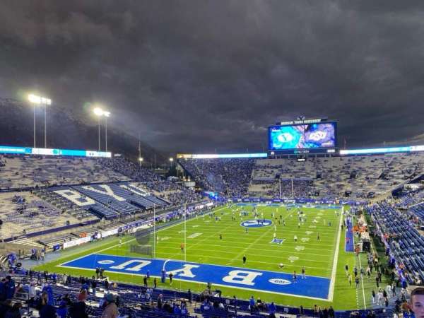 LaVell Edwards Stadium, section: 124, row: 16, seat: 1