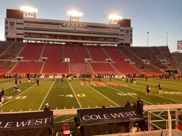 Rice-Eccles Stadium, section: E37, row: 6, seat: 8