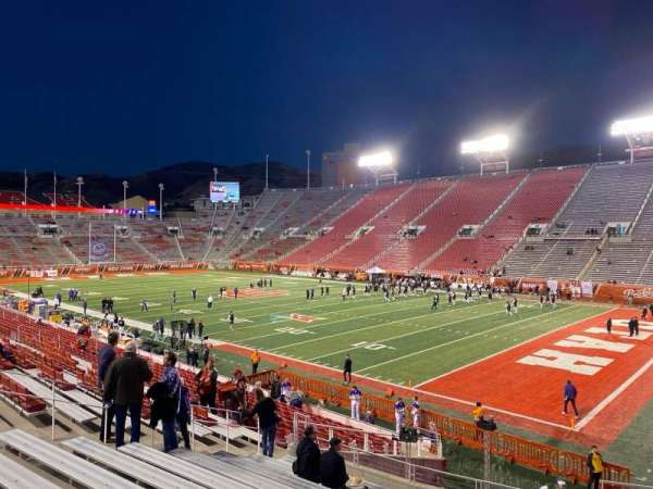 Rice-Eccles Stadium, section: W8, row: 20, seat: 25