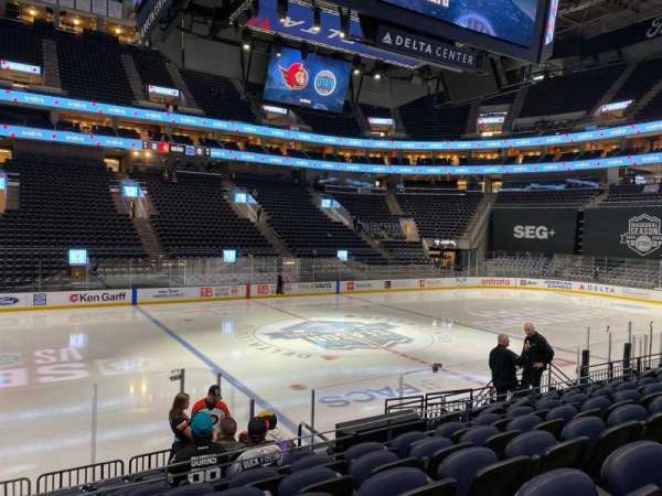 Delta Center, section: 8, row: 11, seat: 16