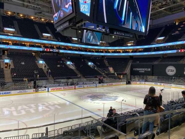 Delta Center, section: 20, row: 14, seat: 4