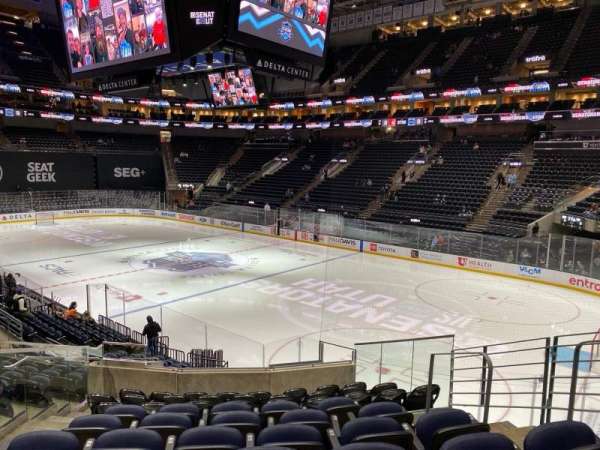 Delta Center, section: 4, row: 10, seat: 5