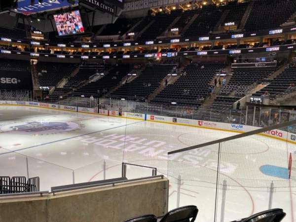 Delta Center, section: 4, row: 4, seat: 14