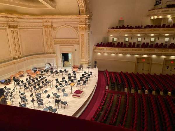 Carnegie Hall, section: Box 61, row: 1, seat: 2