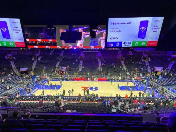 Xfinity Mobile Arena, section: C13, row: Bar rail