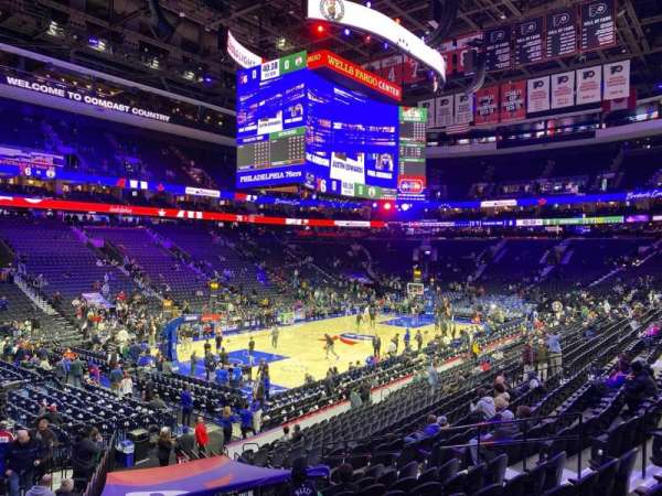 Xfinity Mobile Arena, section: 110, row: 20, seat: 3