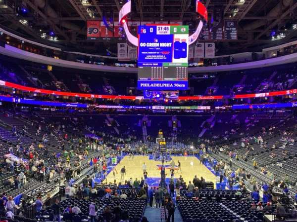 Xfinity Mobile Arena, section: 107, row: 21, seat: 6