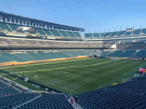 Lincoln Financial Field, section: party deck?, row: 2, seat: 4