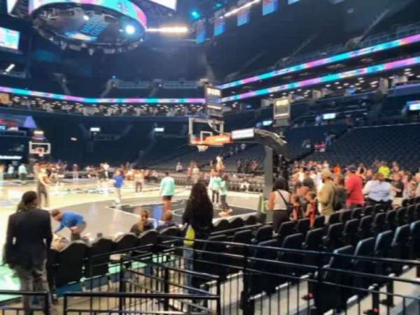 Barclays Center, section: 3, row: 2, seat: 2