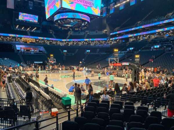 Barclays Center, section: 3, row: 8, seat: 9