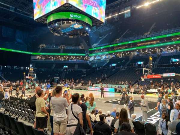Barclays Center, section: 22, row: 4, seat: 2
