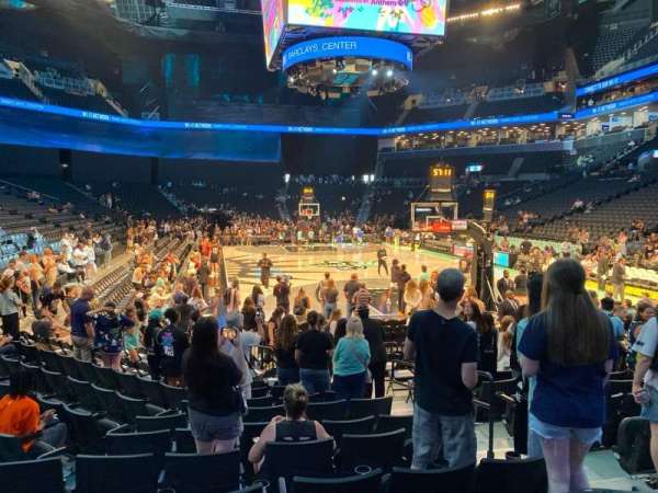 Barclays Center, section: 17, row: 9, seat: 4