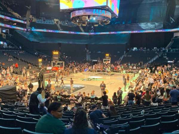 Barclays Center, section: 13, row: 13, seat: 1