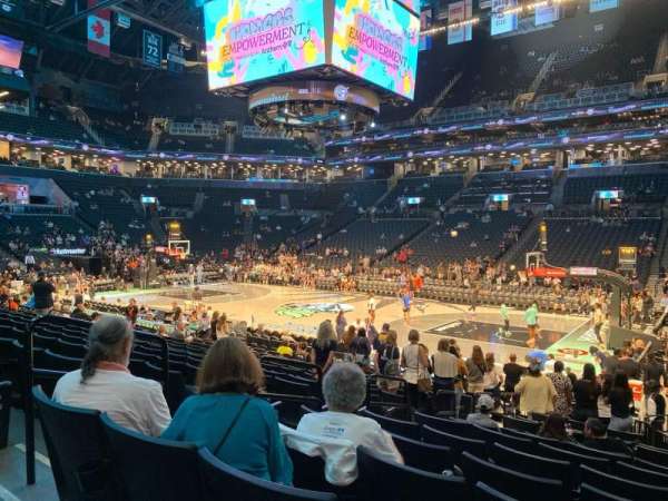 Barclays Center, section: 6, row: 14, seat: 4