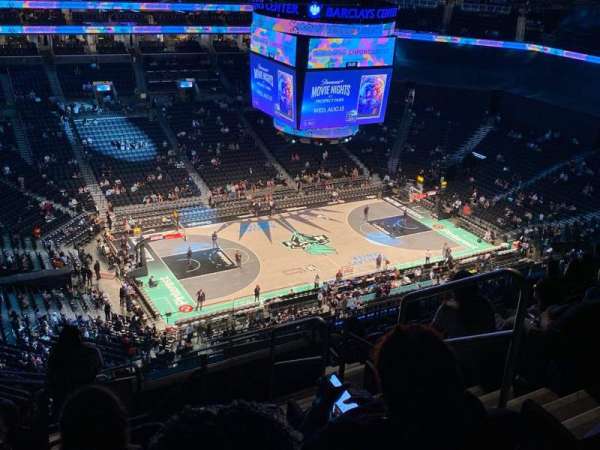 Barclays Center, section: 211, row: 13, seat: 4