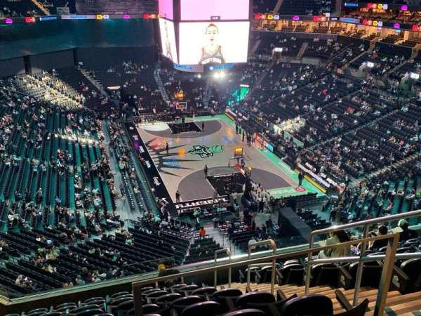 Barclays Center, section: 218, row: 10, seat: 1
