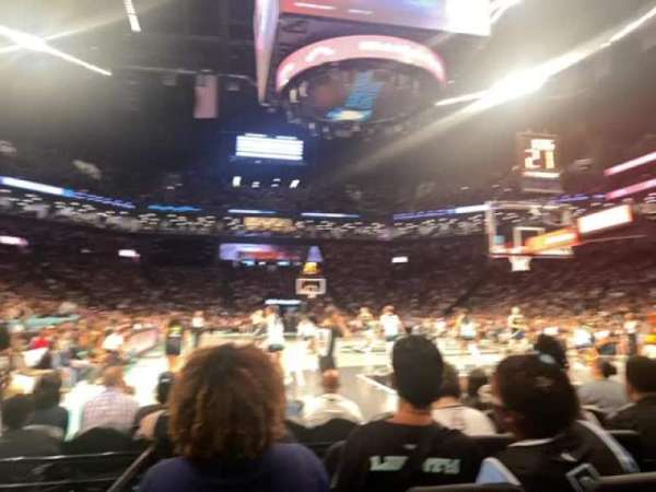 Barclays Center, section: 1, row: d, seat: 11