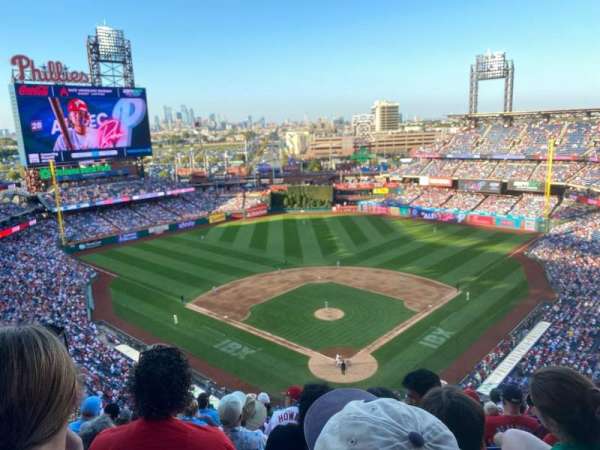 Citizens Bank Park, section: 421, row: 12, seat: 15