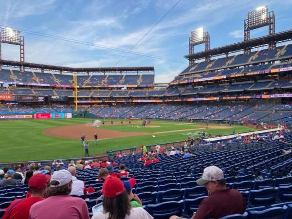 Citizens Bank Park, section: 134, row: 28, seat: 11
