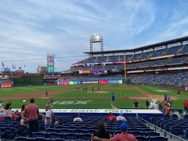 Citizens Bank Park, section: 129, row: 17, seat: 3