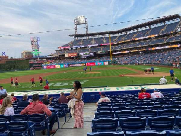 Citizens Bank Park, section: 129, row: 14, seat: 8