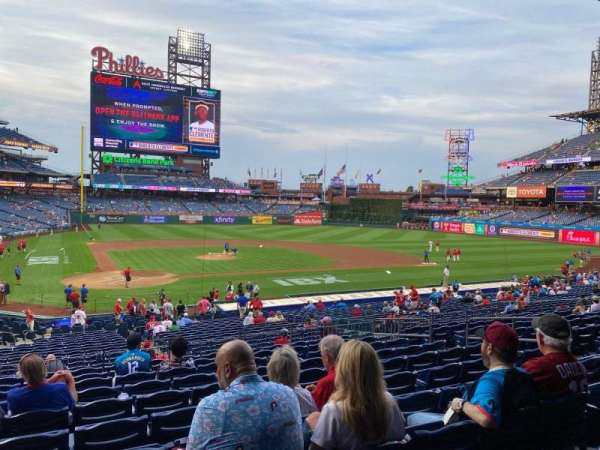 Citizens Bank Park, section: 120, row: 31, seat: 11