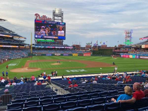 Citizens Bank Park, section: 119, row: 28, seat: 12