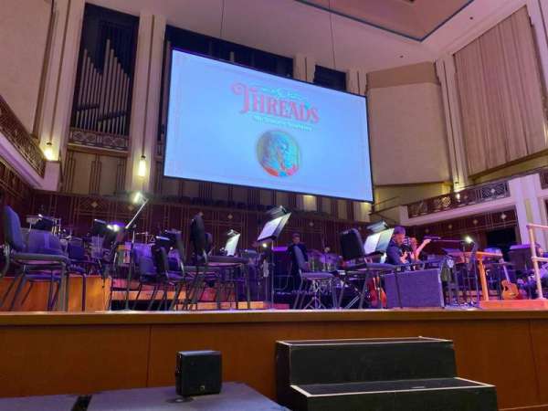Jacoby Symphony Hall, section: Orchestra L, row: b, seat: 103