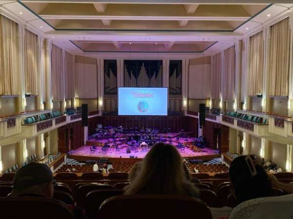 Jacoby Symphony Hall, section: mez c, row: g, seat: 8