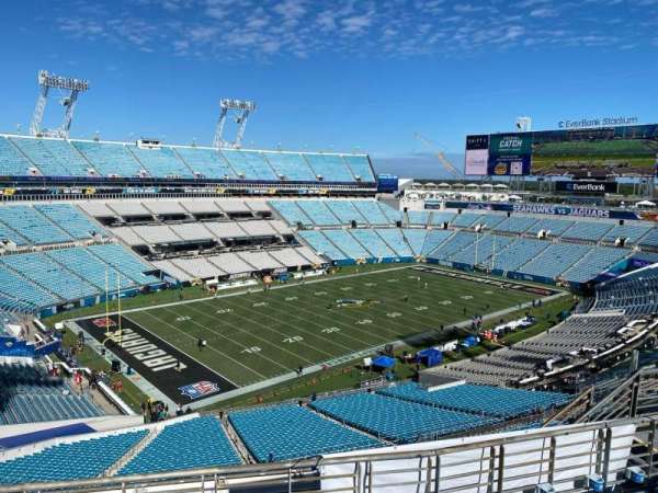 EverBank Stadium, section: 443, row: j, seat: 12
