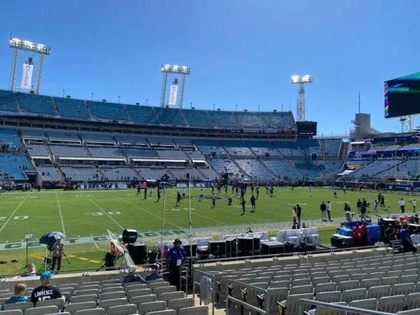 EverBank Stadium, section: 12, row: p, seat: 3