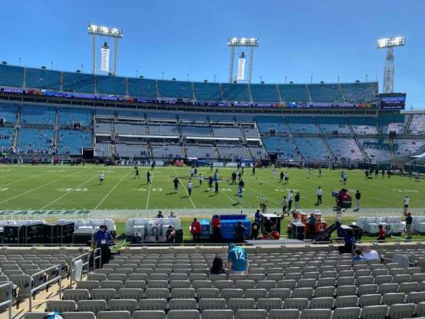 EverBank Stadium, section: 10, row: t, seat: 16