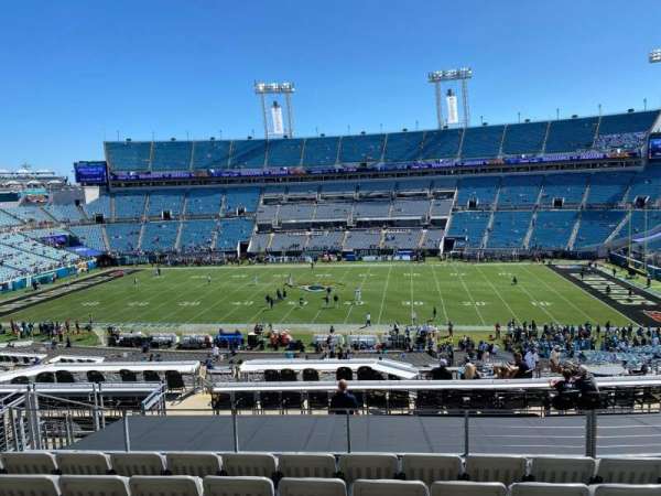 EverBank Stadium, section: 208, row: g, seat: 14