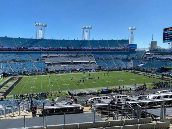 EverBank Stadium, section: 212, row: g, seat: 6