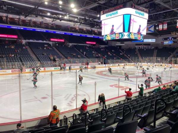 Scotiabank Centre, section: 11, row: k, seat: 5