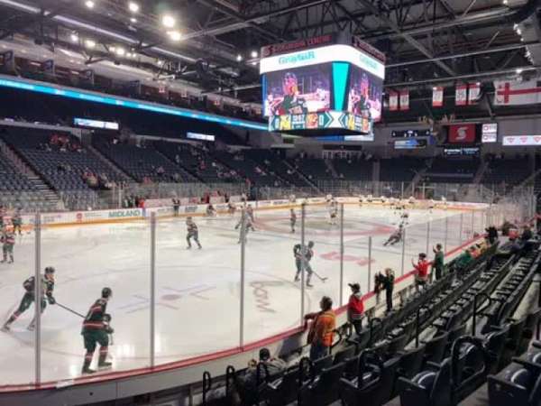 Scotiabank Centre, section: 12, row: j, seat: 4