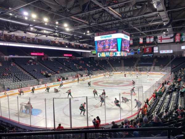 Scotiabank Centre, section: 13, row: p, seat: 4
