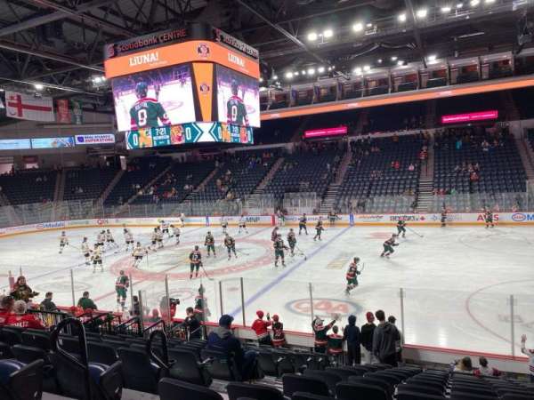 Scotiabank Centre, section: 20, row: o, seat: 12