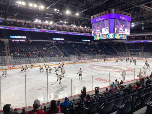 Scotiabank Centre, section: 25, row: m, seat: 4