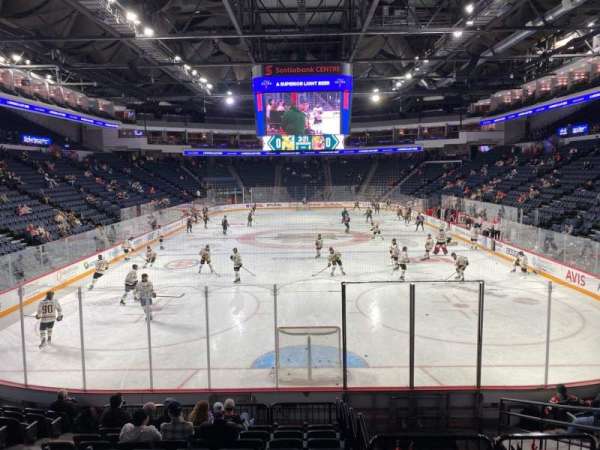 Scotiabank Centre, section: 1, row: n, seat: 8