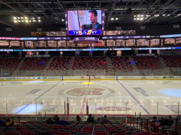 Avenir Centre, section: 116, row: 16, seat: 4